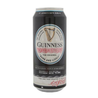 Cerveza Guinness Extra stout 473 cc